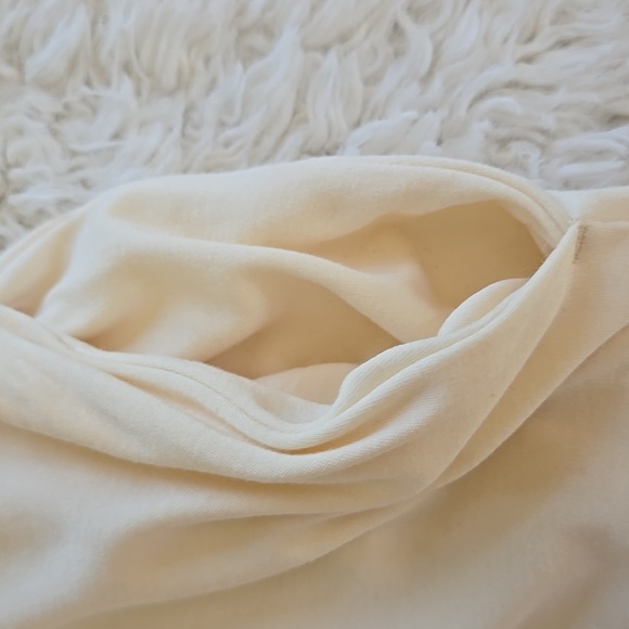 Aria Lattner Everyday Ivory Sleeveless Knit Jumpsuit Large - Picture 12 of 13